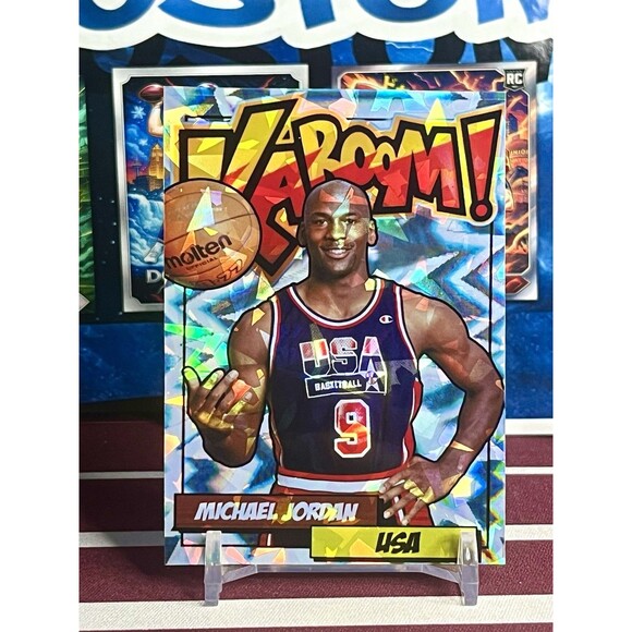 Michael Jordan 16 Card Lot Cracked Ice Holographic Custom Trading Cards Jordan - Picture 16 of 16